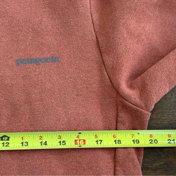 Patagonia Fitz Roy Icon Uprisal LS Hoody Orange Pullover Logo Mens XS Women S - Picture 11 of 11